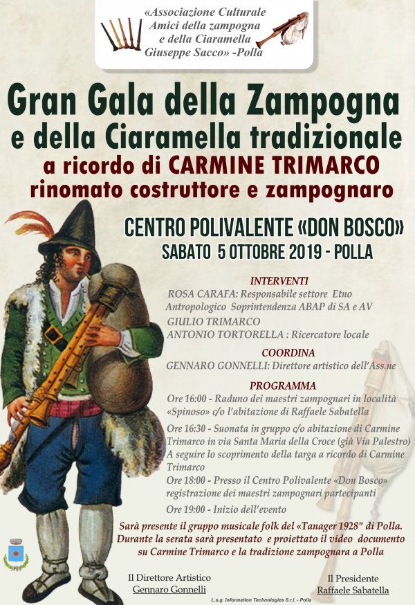 Censire e catalogare i beni materiali e immateriali  di zampogne, ciaramelle, flautidelle regioni del Sud. Parte un ambizioso progetto coordinato dalla Soprintendenza di Salerno e Avellino.
