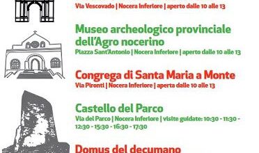 Domenica 23 aprile visite gratuite con I Tesori di Nuceria