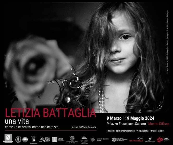 SALERNO – Letizia Battaglia. Una Vita, come un cazzotto, come una carezza. Mostra diffusa, 9 marzo – 19 maggio 2024