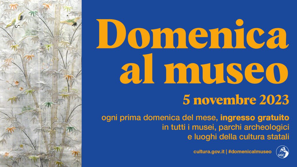 Cultura, torna #domenicalmuseo: il 5 novembre ingresso gratuito nei musei e nei parchi archeologici statali