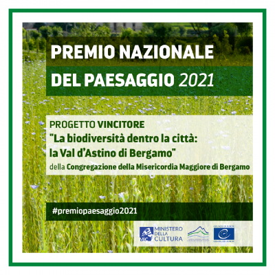 MIC / Paesaggio, Franceschini: va a Bergamo il Premio Nazionale 2021. VIDEO  La biodiversit dentro la citt  la Valle dAstino si aggiudica il riconoscimento attribuito nella Giornata Nazionale del Paesaggio