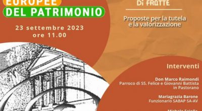 GIORNATE EUROPEE DEL PATRIMONIO / INIZIATIVE DI RILANCIO PER LA ROTONDA NEOCLASSICA DI FRATTE. L’incontro  previsto per sabato 23 settembre alle ore 11.00 presso il monumento di via dei Greci a Salerno