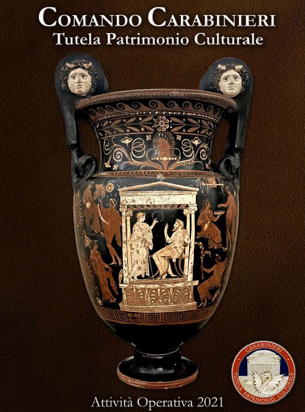 Pubblicata lattivit del Comando Carabinieri per la Tutela del Patrimonio Culturale nel 2021 [scopri di pi]