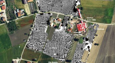 Archeologia, droni individuano Foro e Teatro nel sito romano di Fioccaglia a Flumeri sulla Via Appia