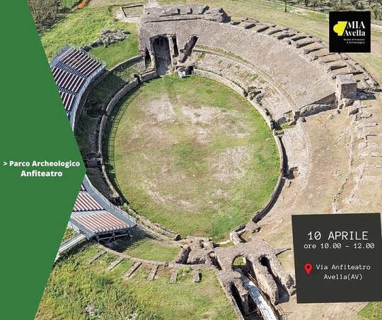 AVELLA (AV) – Apertura straordinaria del Parco Archeologico Anfiteatro Romano nel giorno di Pasquetta