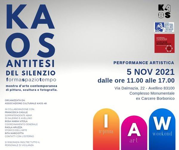 AVELLINO – Irpinia Art Weekend  Kaos antitesi del Silenzio