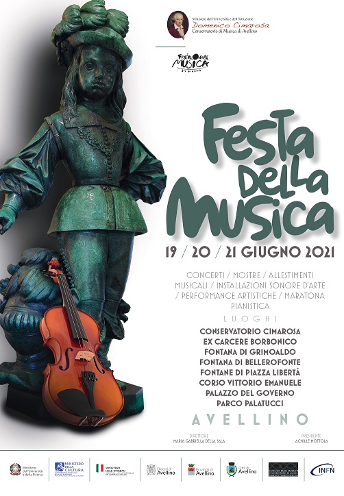 AVELLINO – “Festa della musica” 21 giugno 2021