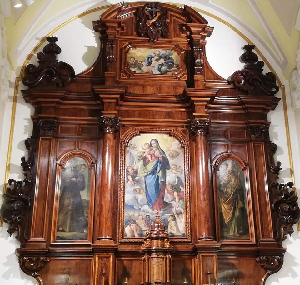 AVELLINO – Laltare ligneo di S. Maria delle Grazie  #iorestoacasa #laculturanonsiferma