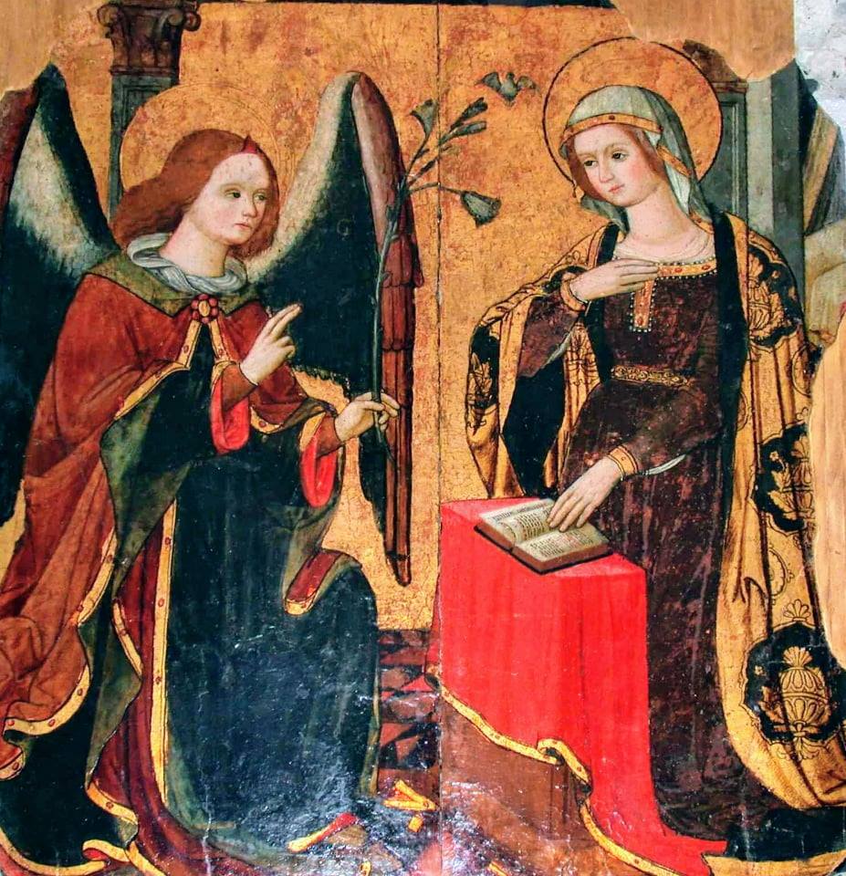 AVELLINO – Rallegrati, piena di grazia, il Signore  con te: lAnnunciazione della chiesa di S. Nicola di Summonte #laculturanonsiferma