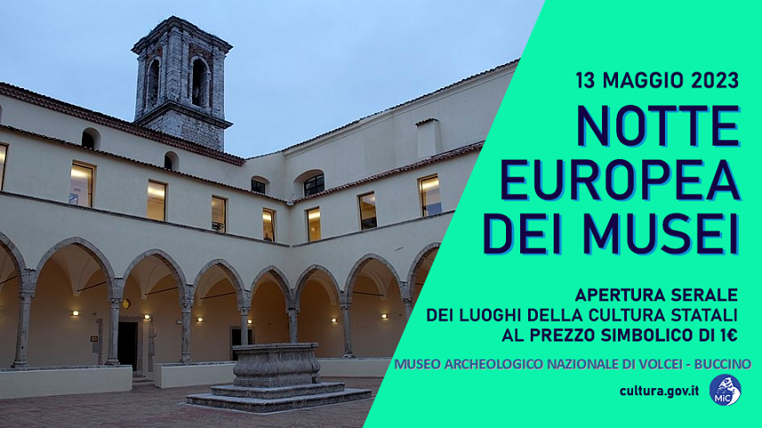 BUCCINO (SA) – Notte Europea dei Musei al Museo Archeologico Nazionale dell’antica Volcei
