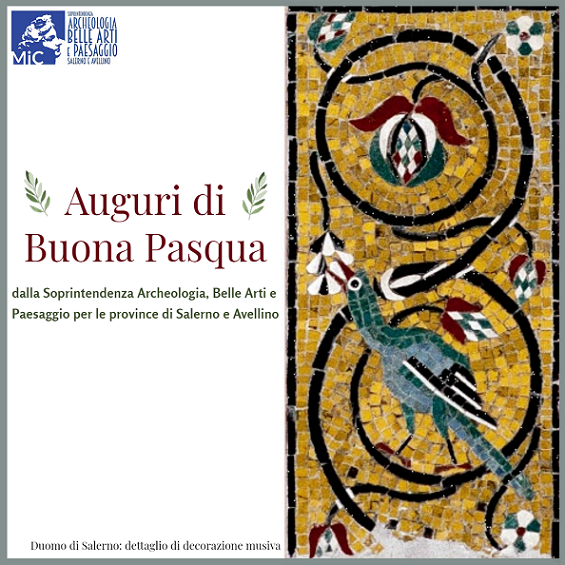 BUONA PASQUA DALLA SOPRINTENDENZA ABAP DI SALERNO E AVELLINO