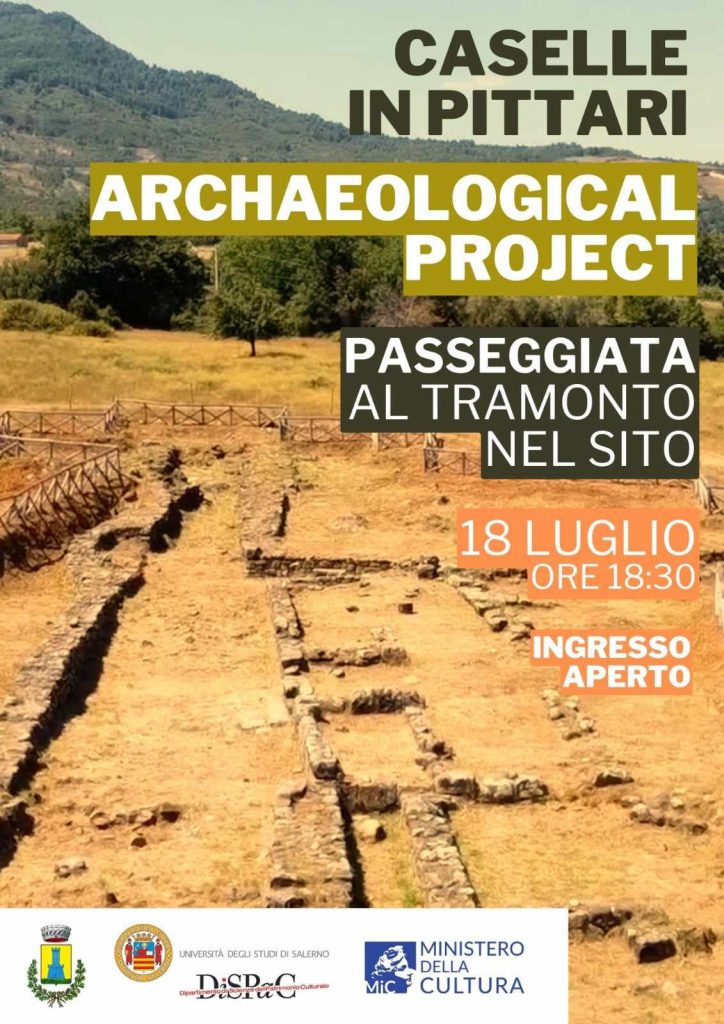 CASELLE IN PITTARI (SA) – Passeggiata al tramonto nel sito archeologico