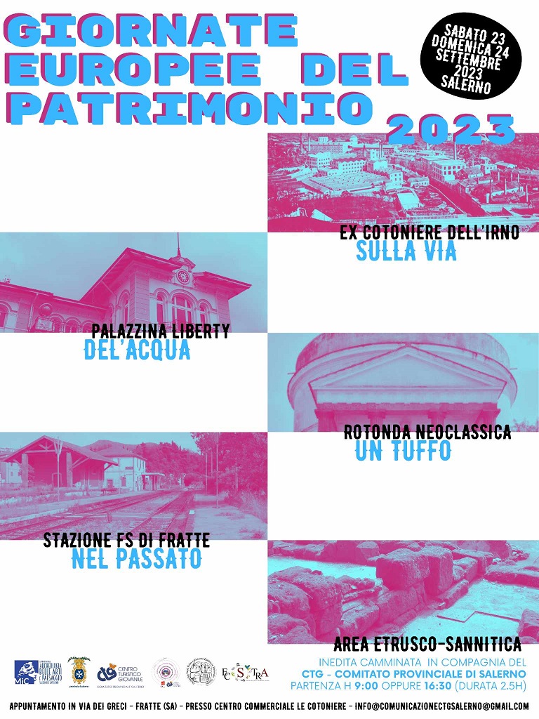SALERNO - Giornate Europee del Patrimonio 2023. Sulla via dell'acqua, un tuffo nel passato