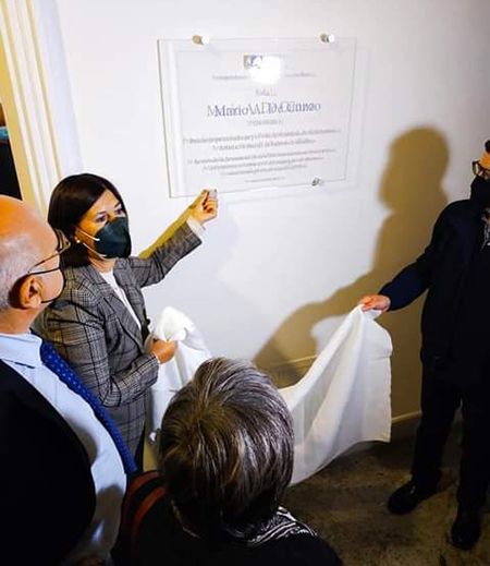 LA SALA CONFERENZE DELLA SOPRINTENDENZA  DI SALERNO DEDICATA A DE CUNZO. La soprintendente Casule va in pensione