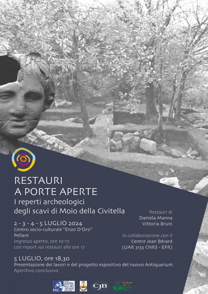 Moio della Civitella (SA): “Restauti a porte aperte”, i reperti archeologici degli scavi di Moio della Civitella