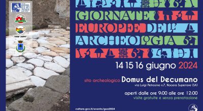 NOCERA SUPERIORE (SA) – Giornate Europee dell’Archeologia 2024 alla Domus del Decumano di Nocera.