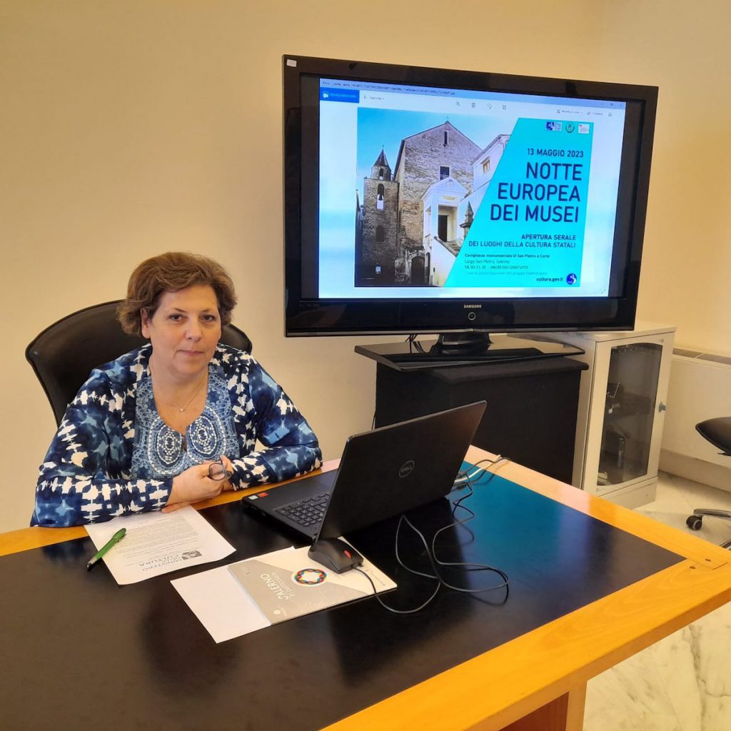 SABATO 13 MAGGIO 2023 / NOTTE EUROPEA DEI MUSEI A SALERNO E AVELLINO. Iniziativa promossa dal Ministero della Cultura e patrocinata da Unesco, Consiglio d’Europa e ICOM.