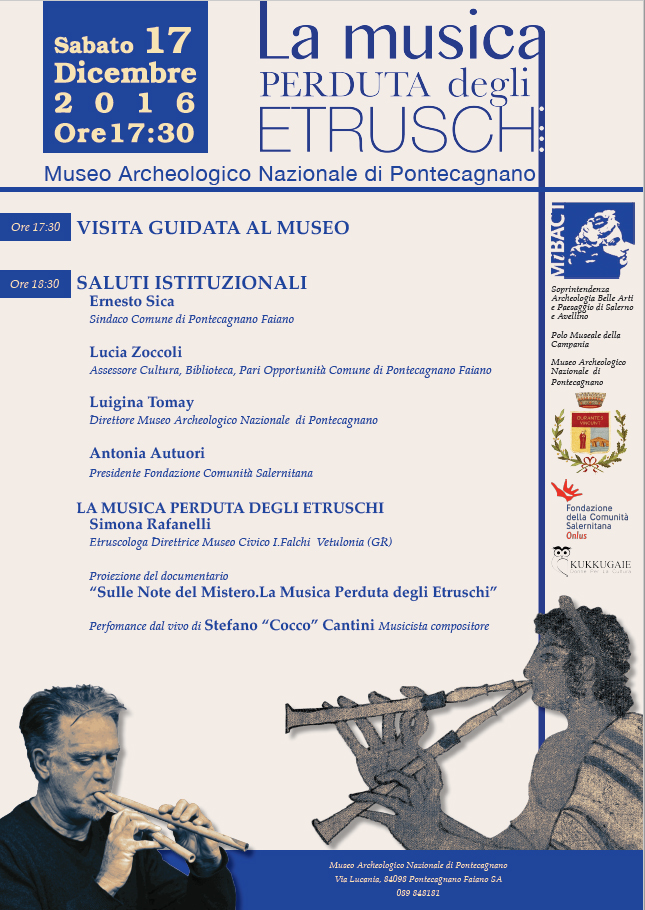 PONTECAGNANO FAIANO (SA) –  La musica perduta degli Etruschi