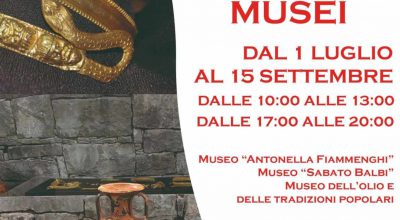 Roccagloriosa (SA) – Nuovi orari di apertura estiva per i musei del Comune cilentano