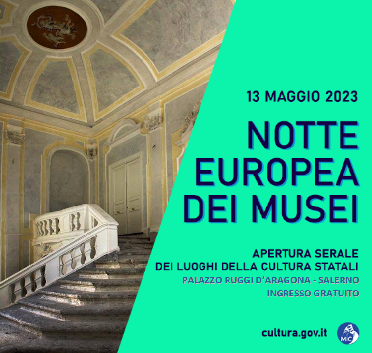 SALERNO – Apertura straordinaria serale del Palazzo Ruggi D’Aragona per la Notte Europea dei Musei
