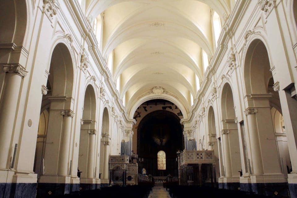 SALERNO – Cattedrale di san Matteo. La Basilica superiore.  #laculturanonsiferma