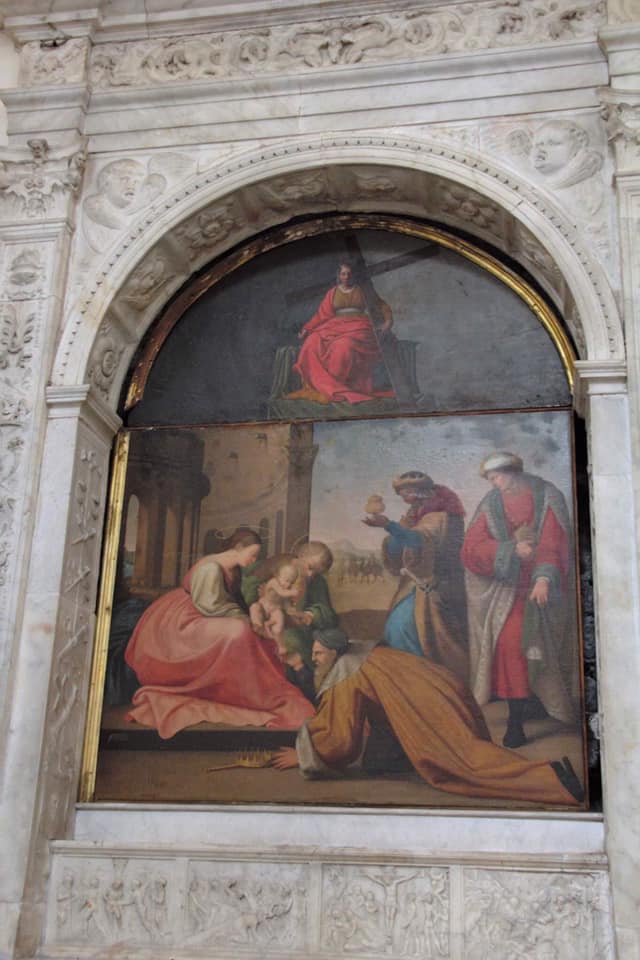 SALERNO – Cattedrale di san Matteo. Navata meridionale – cappella De Vicariis   #laculturanonsiferma
