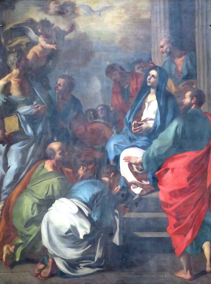 SALERNO – Cattedrale di san Matteo. Navata settentrionale, cappella famiglia Lembo o Pentecoste #laculturanonsiferma