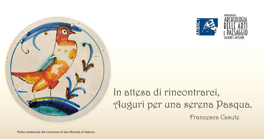 SALERNO E AVELLINO Soprintendenza ABAP: i nostri auguri di Pasqua