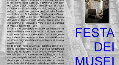 SALERNO – FESTA DEI MUSEI E PAESAGGI CULTURALI DELLA PROVINCIA DI SALERNO