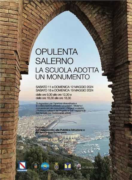 SALERNO – Opulenta Salerno. La scuola adotta un monumento 11-12 maggio 2024