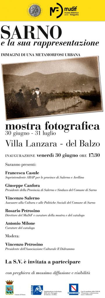 SARNO (SA) – Mostra fotografica: Sarno e la sua rappresentazione