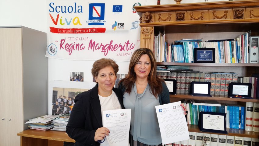 SOPRINTENDENZA E REGINA MARGHERITA INSIEME  PER PROMUOVERE ATTIVITA’ DI FORMAZIONE SUI BENI CULTURALI. Una nuova opportunit per gli studenti dello storico Liceo di Salerno.