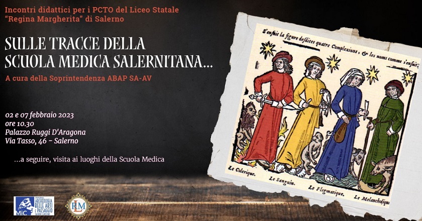SULLE TRACCE DELLA SCUOLA MEDICA SALERNITANA…/ Salerno – Incontri didattici a Palazzo “Ruggi”con le Scuole, a cura della Soprintendenza ABAP di Salerno e Avellino