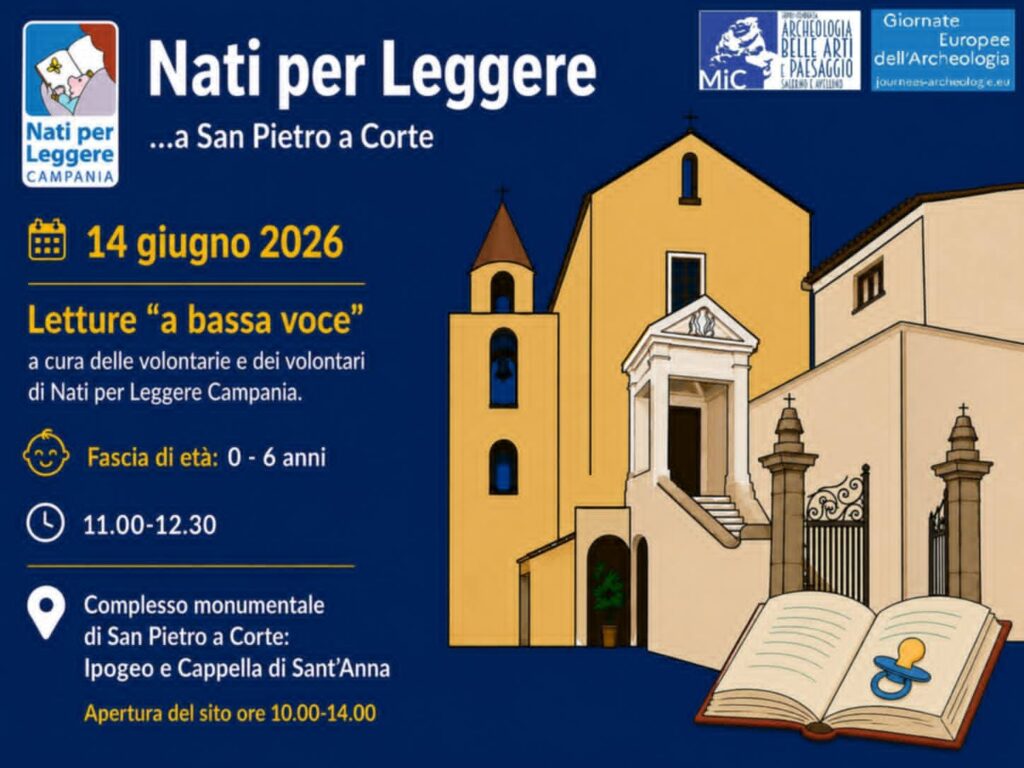 Nati per Leggere…a San Pietro a Corte in occasione delle Giornate europee dell’Archeologia 2026