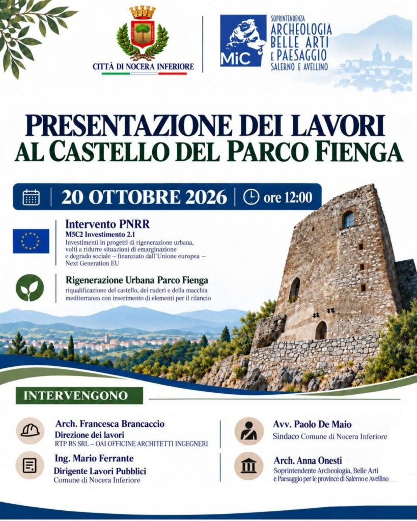 Presentazione dei lavori al castello del Parco Fienga
